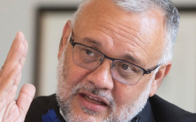 Ebrahim Rasool, who will be returning as ambassador to the US, addresses the Cape Town Press Club on 15 December 2020. (Photo: Gallo Images / Brenton Geach)